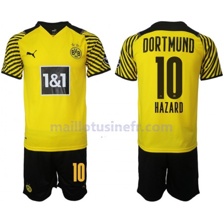 Maillot de Foot BVB Borussia Dortmund Thorgan Hazard 10 Domicile 2021-22 - Enfant